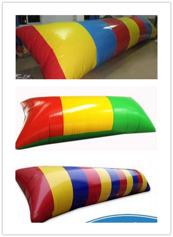Outside Inflatable Amusement Park Water Blob Launcher Water Blow Up Toys