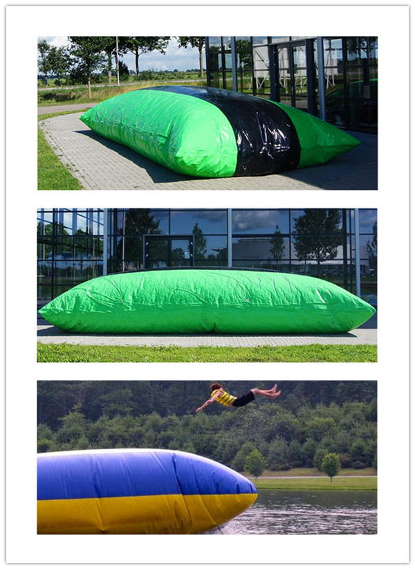 Outside Inflatable Amusement Park Water Blob Launcher Water Blow Up Toys