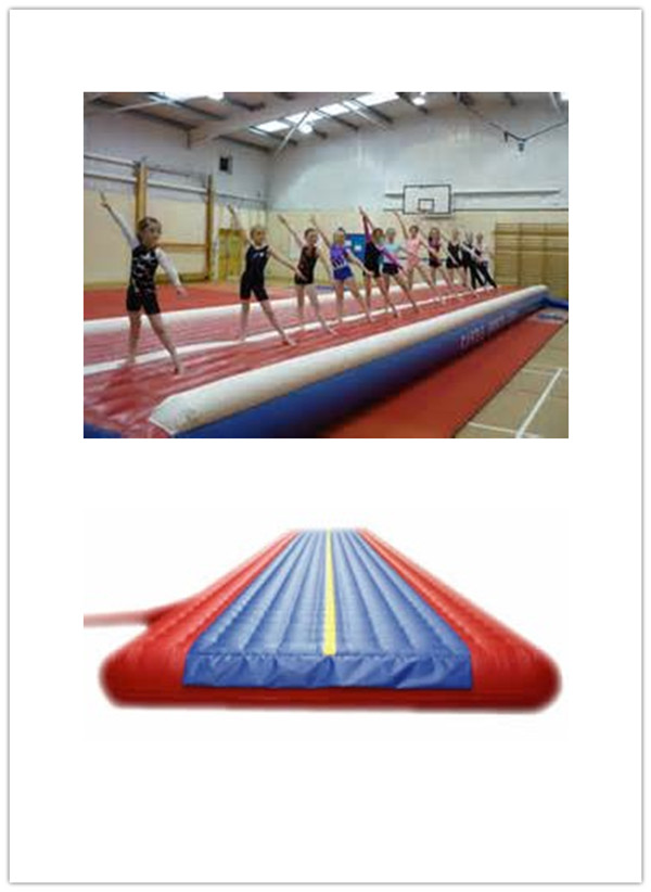 EN14960 Durable Inflatable Air Tumbling Track / Trampoline Tumble Track