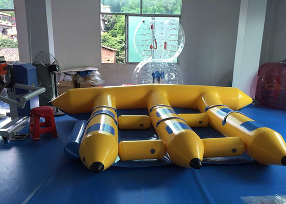 China Colored Inflatable Flying Fish Water Sports Banana Boat Fire Retardant supplier