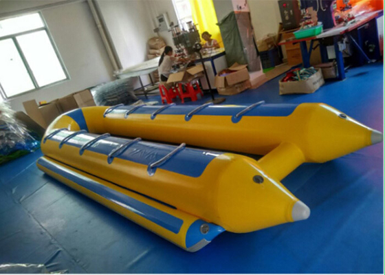 China Aqua Sports Inflatable Banana Boat 5.3m*3m Blow Up Water Game Tube supplier