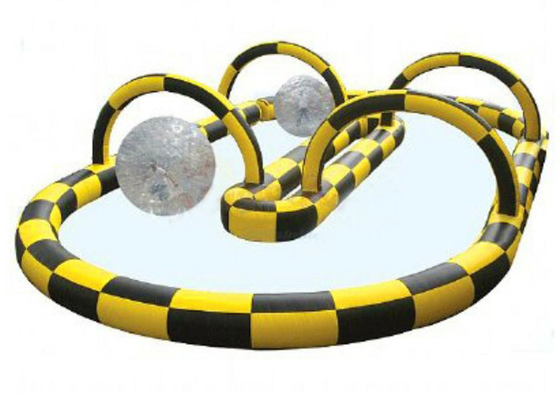 China Durable Inflatable Sports Field Race Track For Playground Amusement Game supplier