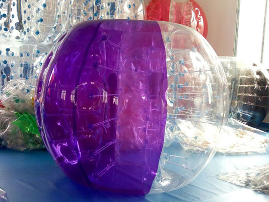 China Waterproof Half Purple Human Sized Hamster Ball / Inflatable Ball Suits supplier