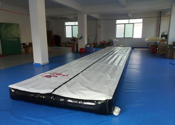 China Rental Indoor Adult Sports Gym Inflatable Tumble Track Fire Resistance supplier