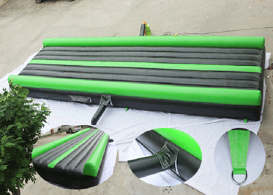 China Commercial Inflatable Gymnastics Equipment Tumble Track Trampoline / Mat For Exercise supplier