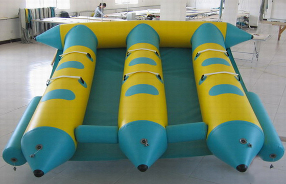 China Customed 6 Seaters Inflatable Banana Boat Fly Fish For Blow Up Pool Toys supplier