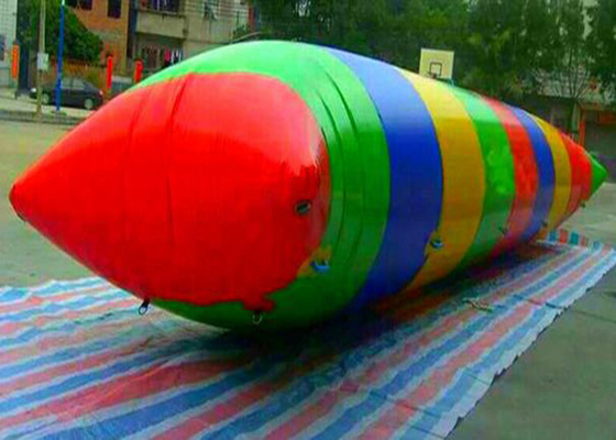 China Crazy Giant Inflatable Water Toys / Lake Water Blob Trampoline for Adults supplier