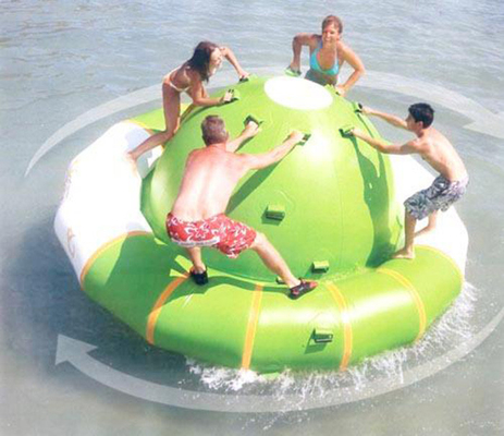 China Commercial Grade Crazy UFO Inflatable Disco Boat For Water Game supplier