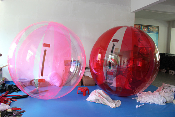 China PVC / TPU Soft Inflatable Walk On Water Ball Non - Toxic Water Resistance supplier