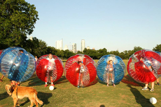 China 1.00mm TPU Material Inflatable Bubble Soccer / Bubble Football With Logo Printing supplier