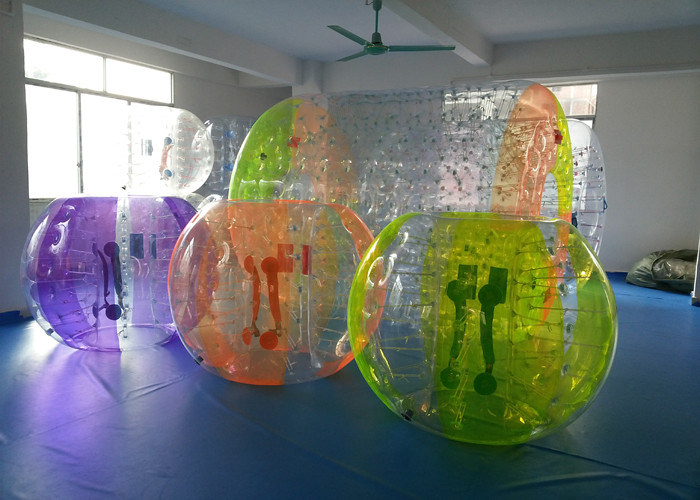 Carnivals Colored Air Bubble Ball Bump Soccer Human Bubble Ball Suit