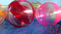 Big Pink Water Pool Inflatable Water Walking Ball For Adults / Water Rolling Ball supplier