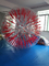 Grass Red Cord Inflatable Zorb Ball Inflatable Human Hamster Ball 2.8m x 1.8m Dia supplier
