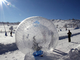 Transparent 1.0mm TPU  Inflatable Zorb Ball Inflatable Human Hamster Ball 3.0m x 2.0m Dia supplier