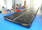 Black 18mL x 2mW Inflatable Air Track , Inflatable Tumbling Track For Gym supplier