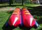 Amazing Inflatable Water Park Inflatable Flying Fish Banana Boat With Two Tubes 16 Seats supplier
