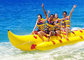 Fun Inflatable Pool Toys Singal Row Banana Boat Fly Fish For Surfing Games supplier