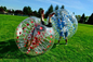 Diameter 1.5 M Red Dot Adults Inflatable Bumper Bubble Ball Soccer With Blower supplier