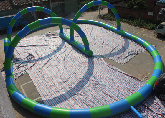 China EN14960 Inflatable Bearing Sliding Human Zorb Ball Track For Sports Games supplier
