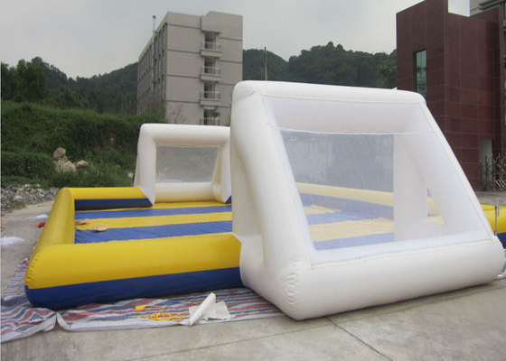 China Waterproof 0.6mm PVC Inflatable Sports Field , Inflatable Football Pitch supplier