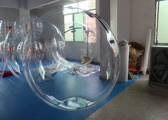 China Waterproof 1.0mm PVC Clear Aqua Walk On Water Inflatable Ball / Balloon supplier