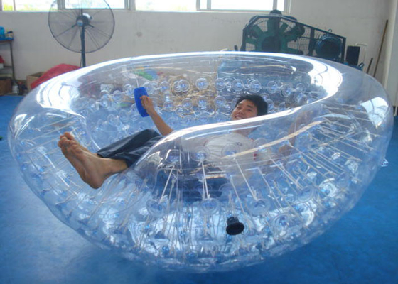 China Outdoor Transparent Inflatable Coconut Balls Half Zorb For Water Games supplier