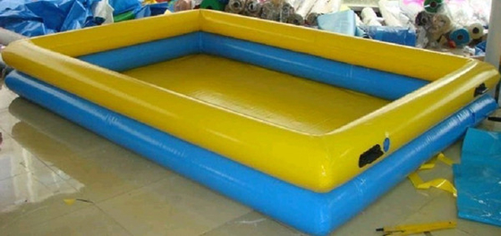 China Double Layers Inflatable Water Pool 15*10m Blow Up Swimming Pools For Adults supplier