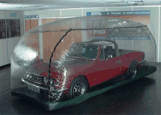 China Transparent Inflatable Car Capsule / Storage / Covers / Garage Approved CE supplier