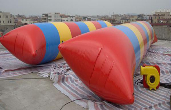 China Interesting Large Blow Up Pool Toys Inflatable Water Blob Jump With EN14960 supplier