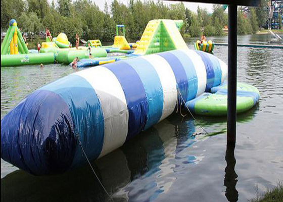 China Outside Inflatable Amusement Park Water Blob Launcher Water Blow Up Toys supplier