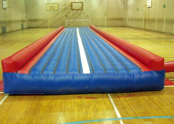 China Customized 9X3X0.5m Inflatable Air Track / Gymnastics Inflatable Tumble Floor supplier