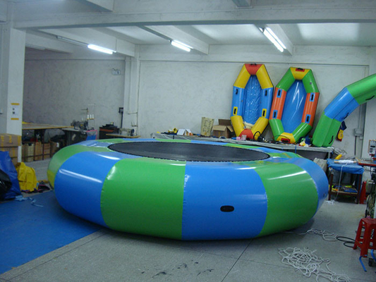 China Water inflatable Trampoline Inflatable Bouncer Jumping Bed water park Floating supplier