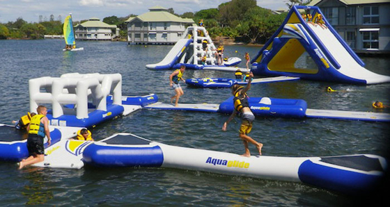 China Amusement floating Inflatable Water Park Equipments inflatable water game supplier