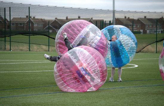 China 1.00mm Tpu Inflatable Bubble Ball Soccer , Human Sized Loopy Inflatable Bumper Ball supplier