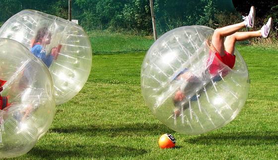 China Big Inflatable Bubble Soccer Diameter 1.2m / 1.5m / 1.8m For Head Sport Football supplier