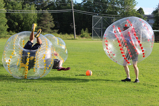China CE Certification Various Size Inflatable Bubble Football With Lovely Appearance supplier