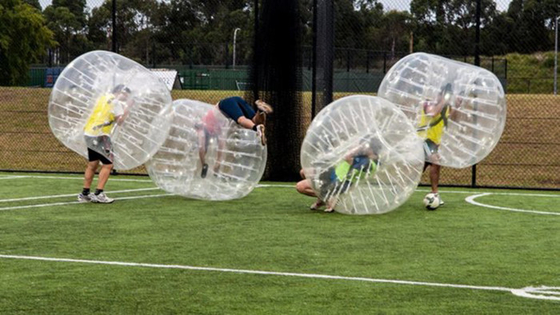 China Kids / Adults Inflatable Bubble Soccer 0.8 - 1 mm PVC Inflatable Bumper Ball supplier