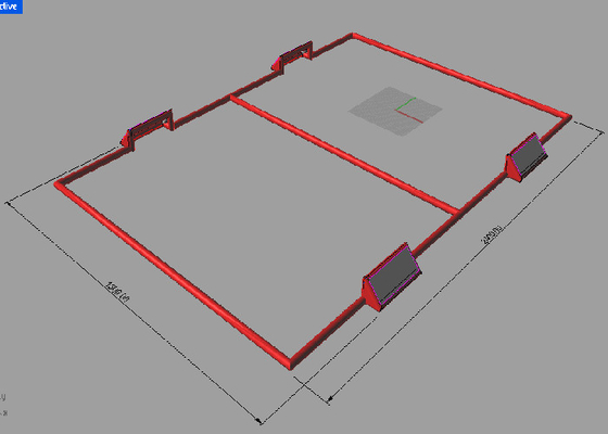 Customized 24m x 18m Inflatable Football Field / Soccer Field For Bubble Ball supplier