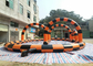 Plato 0.55mm PVC Inflatable Sports Field , Inflatabel Hamster Ball Track 22mL*15mW*4mH supplier