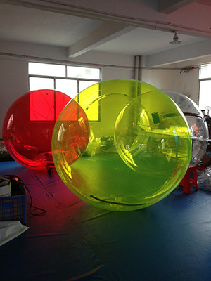 Colorful Inflatable Water Walking Balls , Inflatable Hamster Balls For Humans supplier