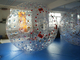 Red Dot 0.8mm PVC Inflatable Zorb Ball , Inflatable Human Hamster Ball 3m x 2m Dia supplier