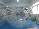 Transparent 0.7mm TPU Inflatable Body Zorb Ball For Blow Up Water Park supplier
