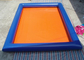Outdoor Blue Inflatable Swimming Pool 6m x 4m Rectangle Blow Up Pool supplier