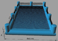 Custom 0.9mm PVC Square Inflatable Swimming Pool Waterproof 9.5mL x 6.4mW supplier