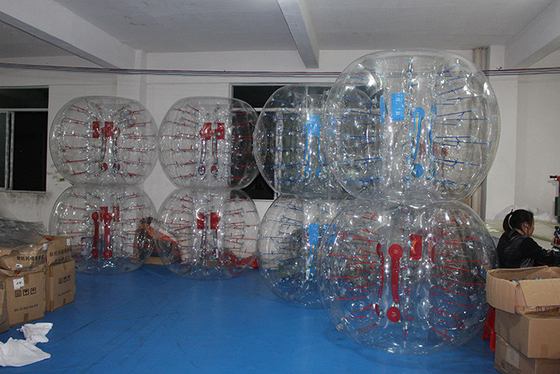 0.8mm PVC 1.5 m diameter body zorb inflatable bubble soccer CE supplier