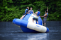 Giant Durable PVC Inflatable Water Park Disco Boat Inflatable Saturn supplier