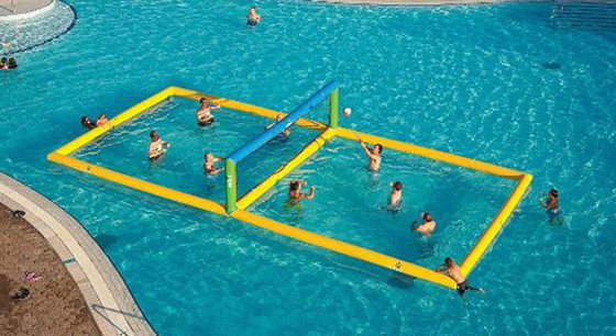 Lake inflatable water games volleyball sport games for water park supplier