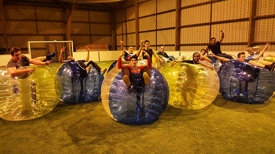 Abrasion Resistance Inflatable Bubble Football 0.8mm - 1mm TPU Body Zorb Ball supplier