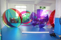 Floating 0.8 mm PVC Kids Water Walking Ball Inflatable For Water Pool TIZIP Zipper supplier