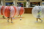 Half Color Tpu Inflatable Human Sized Bubble Soccer Ball With Detachable Strap supplier
